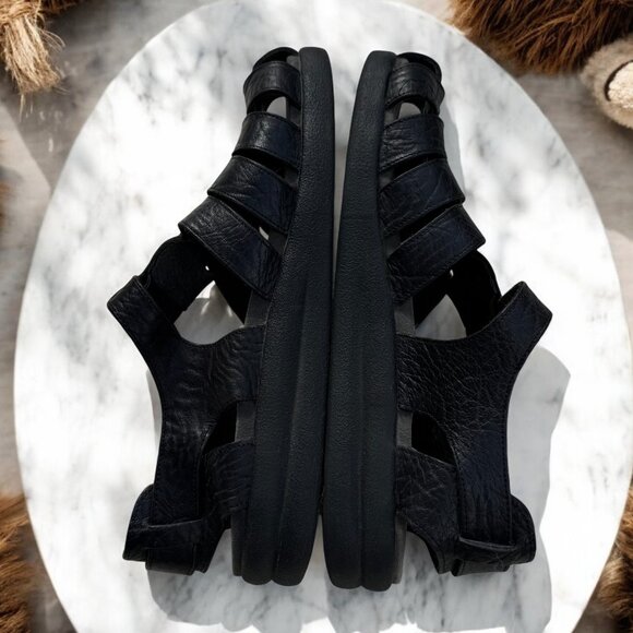 Mephisto Men's Sam Fisherman Sandals Size 8 Black Leather 42 MSRP $329 - Picture 11 of 13